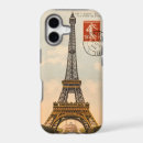 Search for vintage postcard iphone cases Eiffel