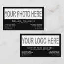 Recherche de large business cards Noir et blanc