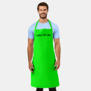 Search for plain aprons Green