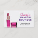 Search for bridal makeup artist business cards Boutique