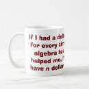 Recherche de amant de maths tasses Algèbre