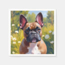 Recherche de bouledogue francais serviettes Aquarelle