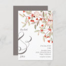 Search for red gray wedding invitations Watercolor floral