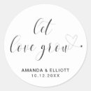 Search for love typography stickers Simple