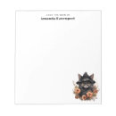 Search for black cat notepads Halloween