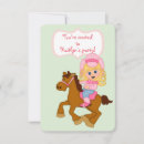 Search for cartoon horse invitations Cowgirl