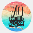 Search for good looking stickers 70th