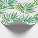 Search for palm leaves wrapping paper Watercolor
