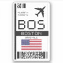 Search for boston travel stickers Boarding pass