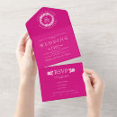 Search for fuchsia rose wedding invitations Botanical
