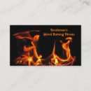 Search for burning business cards Wood