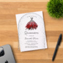 Search for red dress invitations Silver