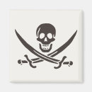 Search for pirate magnets Skull and crossbones