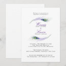 Search for peacocks wedding invitations Peacock feathers