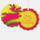Search for year of the dragon ornaments Red