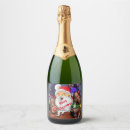 Search for funny christmas wine labels Santa