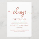 Search for change of plans wedding invitations Postponement