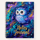 Recherche de hiboux mignons carnets Bleu