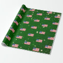 Search for patriotic christmas wrapping paper Flag