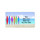 Search for surfboard return address labels Surfing