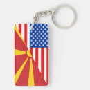 Search for flag of macedonia keychains Country