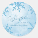 Recherche de baby shower winter autocollants Pays des merveilles hivernales