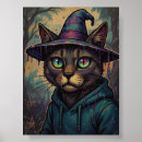 Recherche de chat psychédélique posters Imaginaire