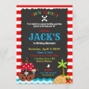 Search for treasure island invitations Boy