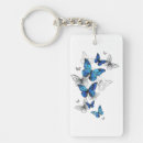 Recherche de illustration papillon porteclés Blanc