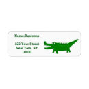Search for alligator return address labels Reptile