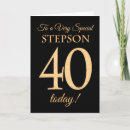 Search for stepson birthday cards For him