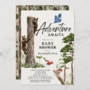 Search for adventure baby boy shower invitations Watercolor