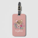 Recherche de peluche bagages étiquettes Girly