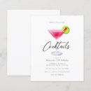 Search for girl in a martini glass invitations Girls night