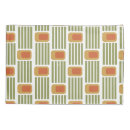 Search for orange and white pillowcases Green