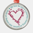 Search for romantic quote ornaments Anniversary
