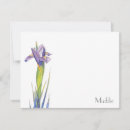 Search for iris horizontal note cards Irises