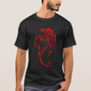 Recherche de dragons asiatiques tshirts Rouge