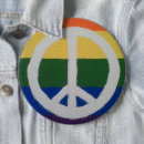 Search for sign for peace buttons Pride