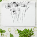 Recherche de dessin au trait cuisine linges Fleurs