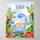 Search for dinosaur posters Watercolor