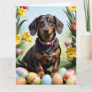 Search for dachshund easter cards Eggs