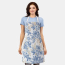 Search for winter blue aprons Floral