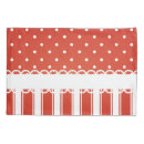Search for red and white stripes pillowcases Modern