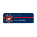 Search for marine corps return address labels Veteran