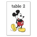 Search for disney table cards Mickey mouse