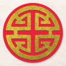 Recherche de chinois dessous de verres Symbole