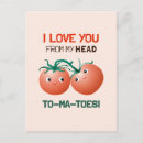 Search for cute tomato postcards I love you