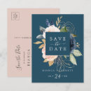 Recherche de navy blue flowers invitations Bride