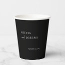 Search for wedding paper cups Minimalist